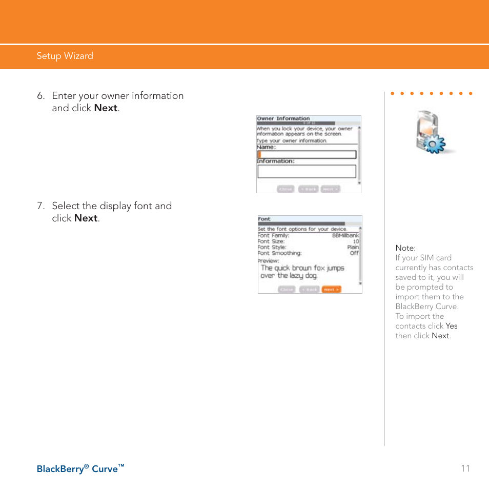 Blackberry Curve User Manual | Page 11 / 54