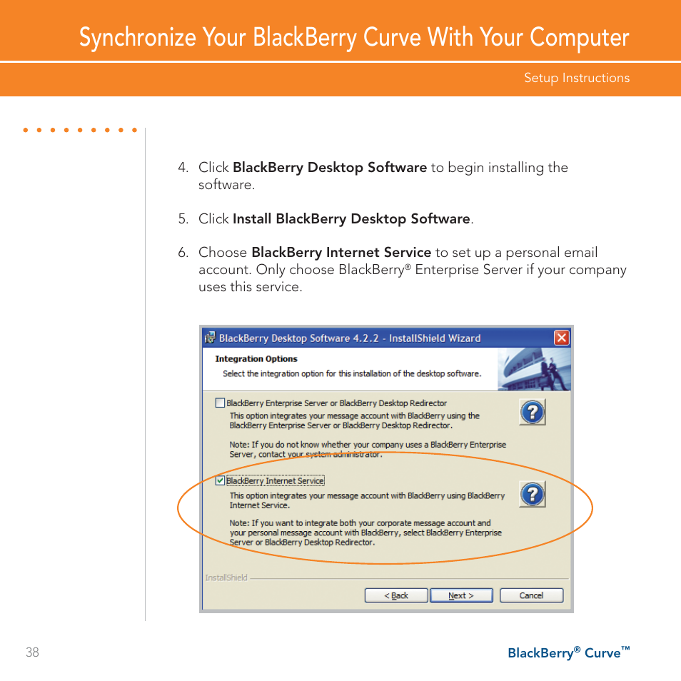 Blackberry Curve User Manual | Page 38 / 54