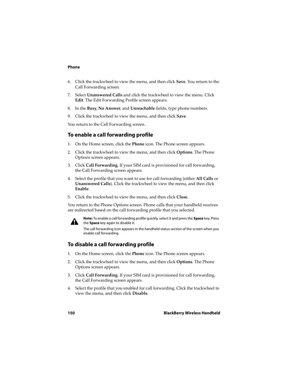 Blackberry 6710 User Manual | Page 150 / 309