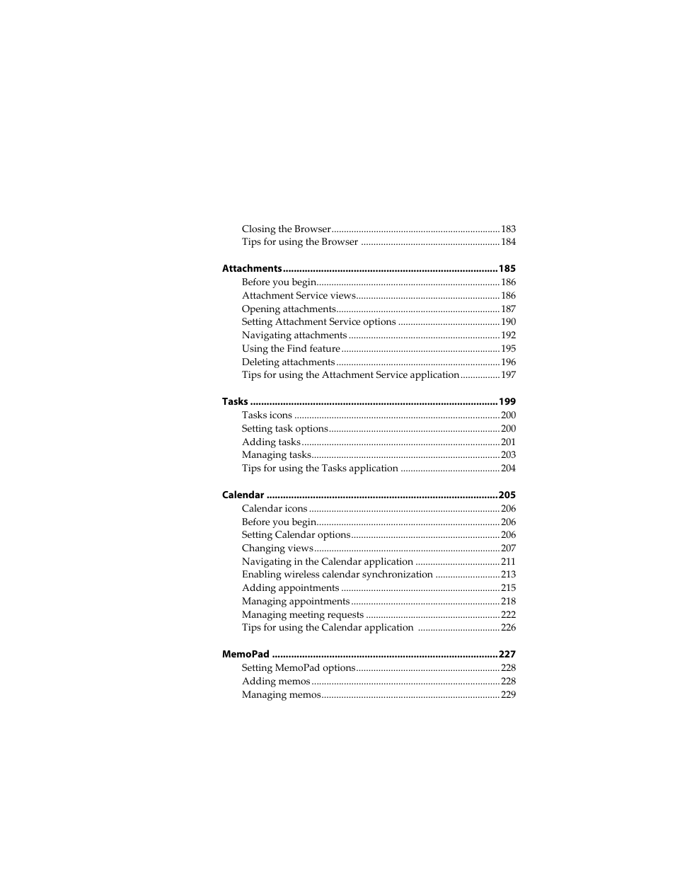 Blackberry 6710 User Manual | Page 6 / 309