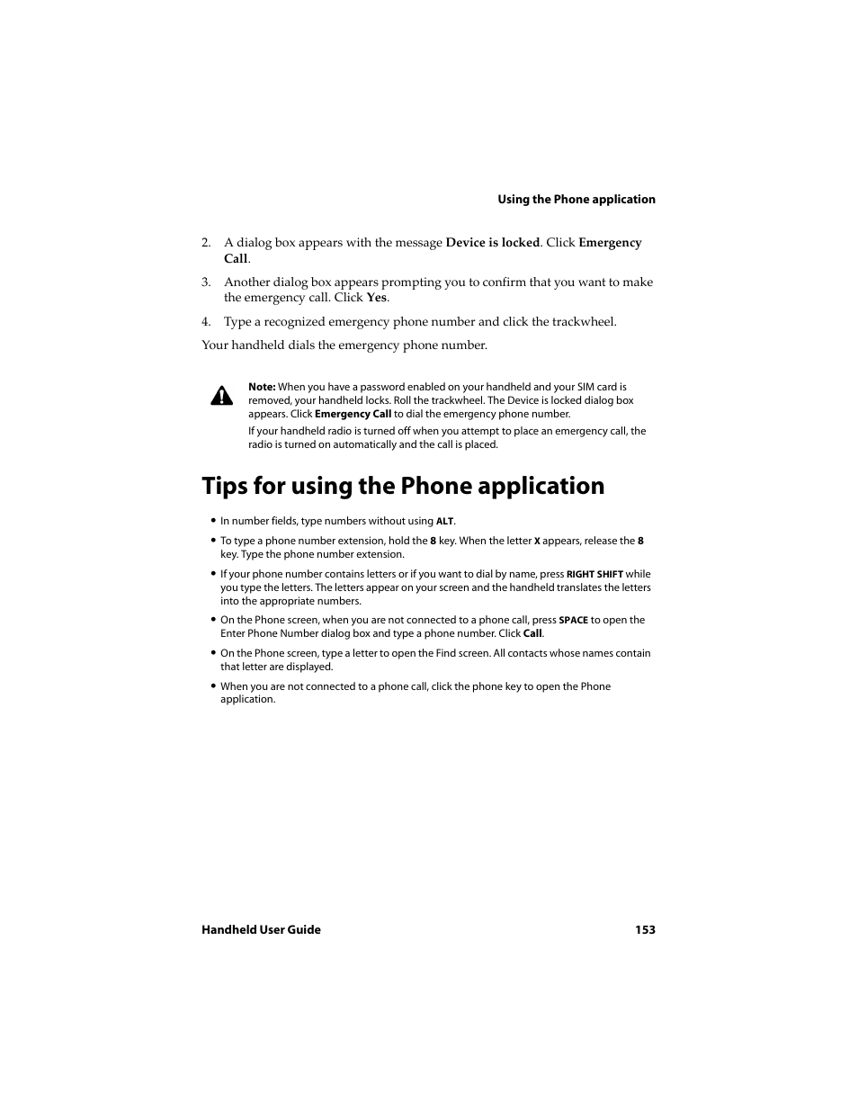 Tips for using the phone application | Blackberry 6720 User Manual | Page 153 / 277
