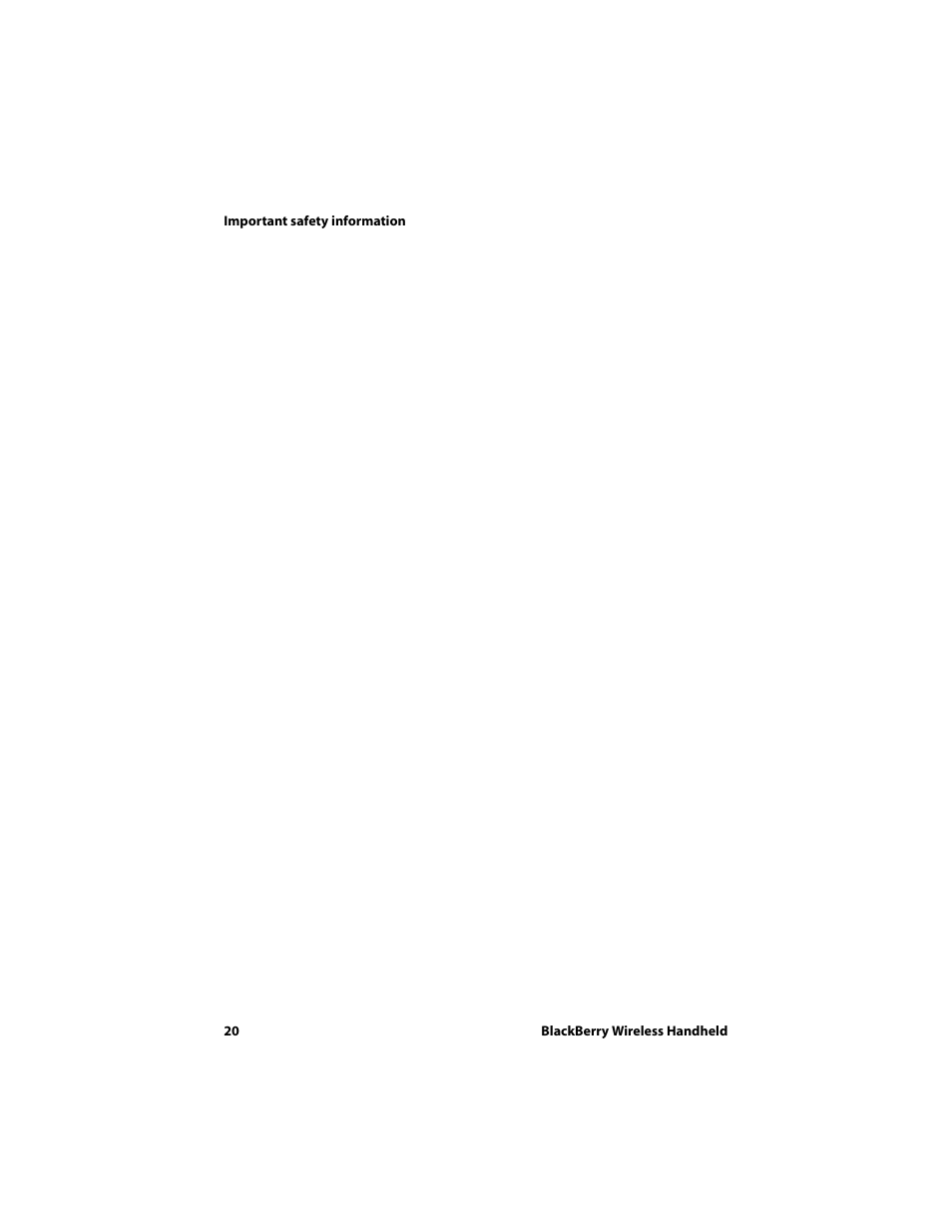 Blackberry 6720 User Manual | Page 20 / 277