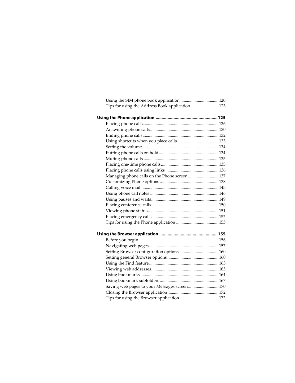 Blackberry 6720 User Manual | Page 5 / 277