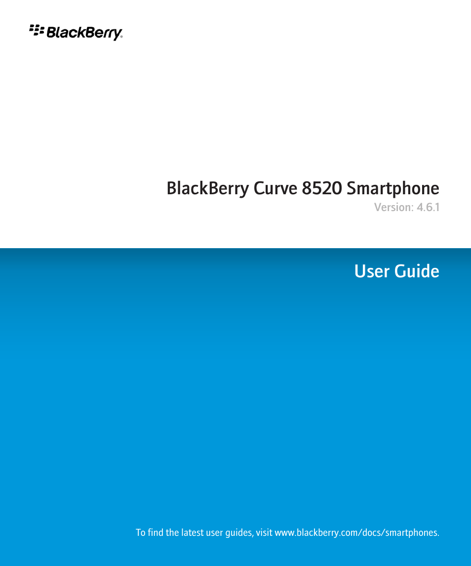 Blackberry Curve 8520 User Manual | 278 pages