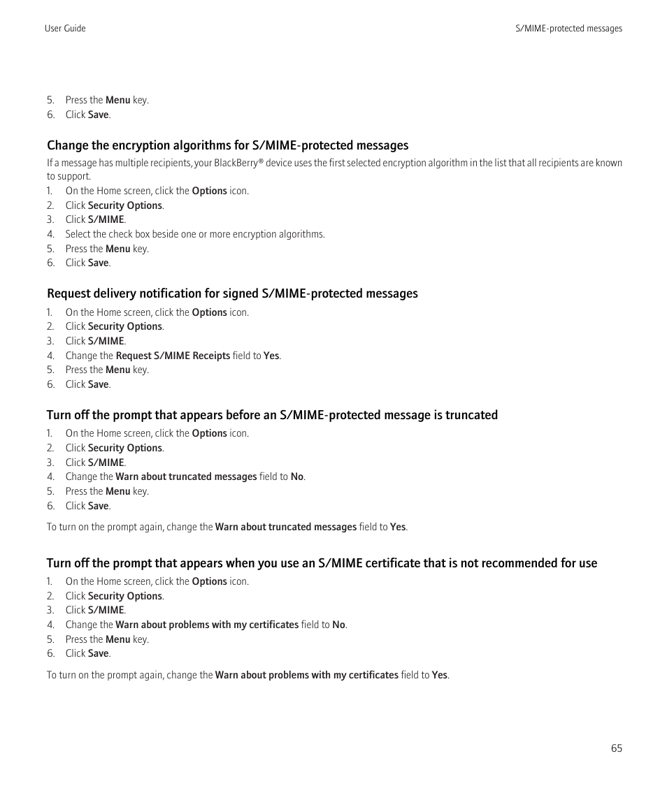 Blackberry Curve 8520 User Manual | Page 67 / 278