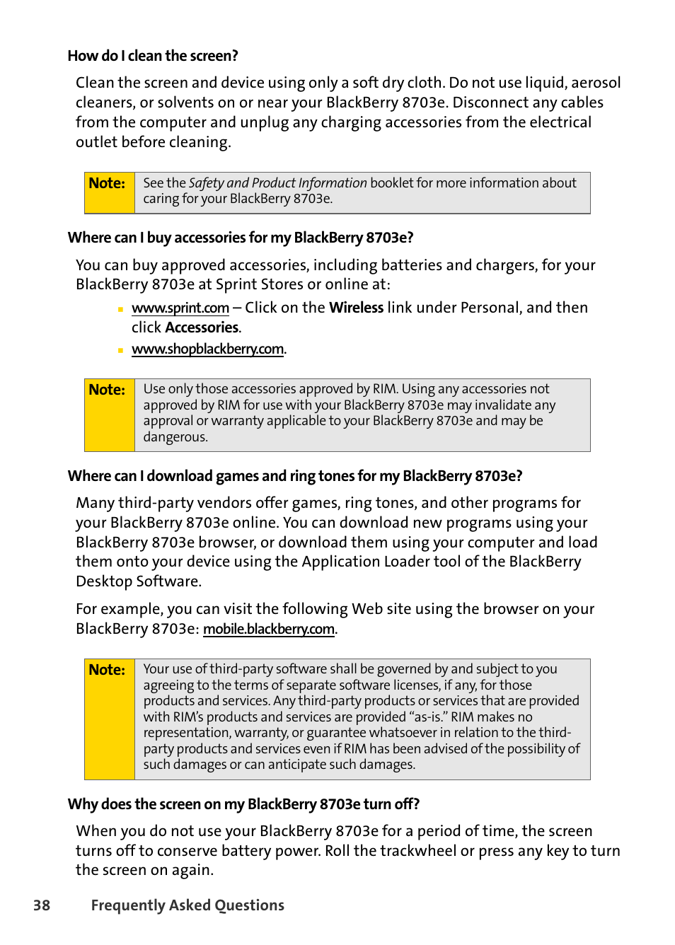 Blackberry 8703e User Manual | Page 44 / 56
