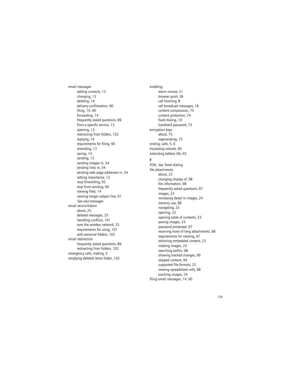 Blackberry BlackBerry User Manual | Page 129 / 140