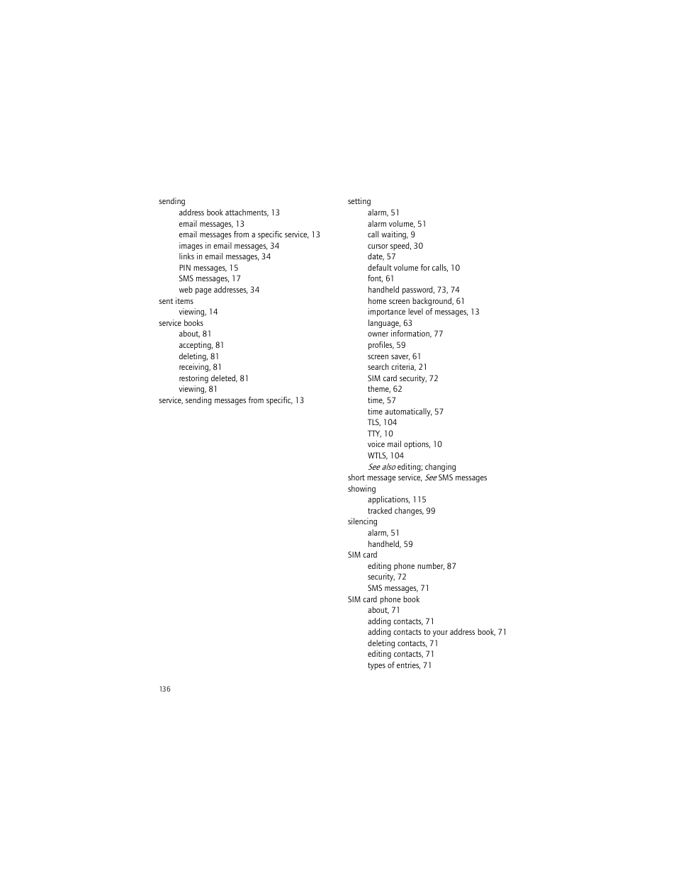 Blackberry BlackBerry User Manual | Page 136 / 140