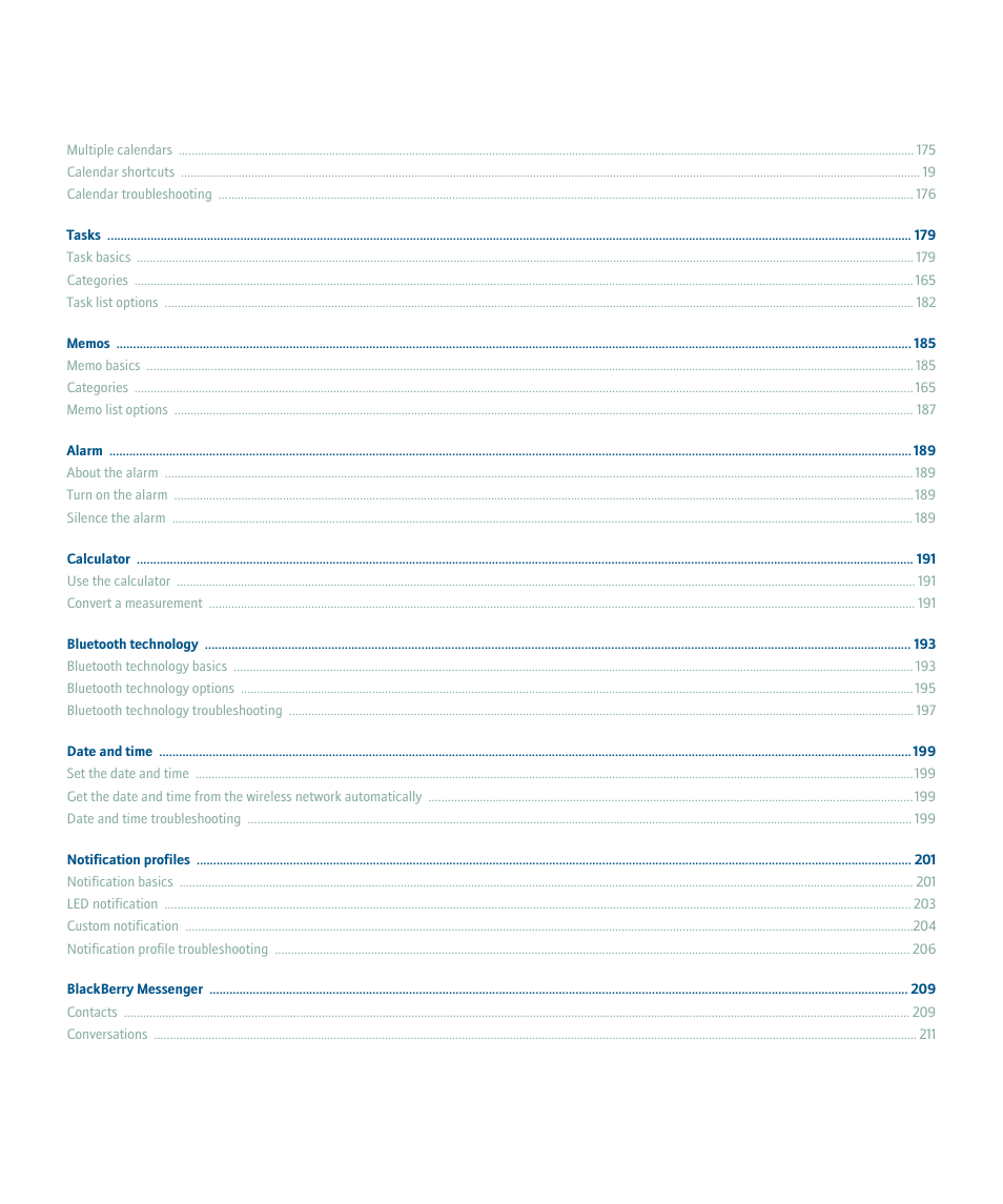 Blackberry Pearl 8130 User Manual | Page 8 / 270