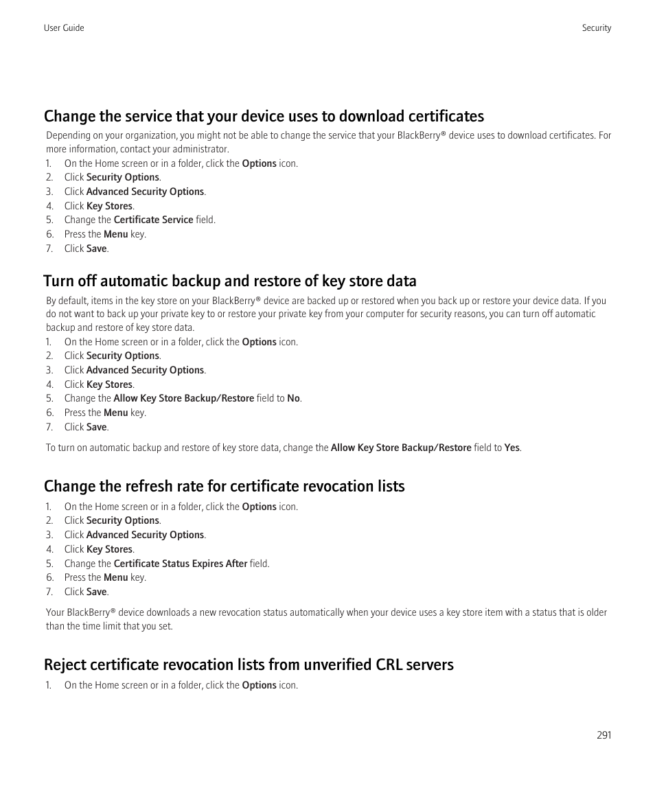 Blackberry Bold 9700 User Manual | Page 293 / 332