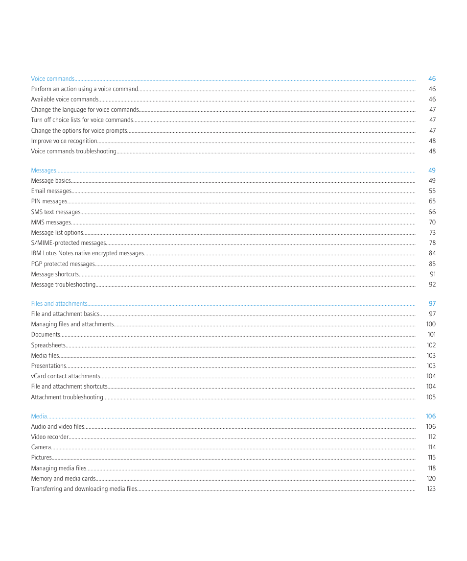 Blackberry Bold 9700 User Manual | Page 4 / 332