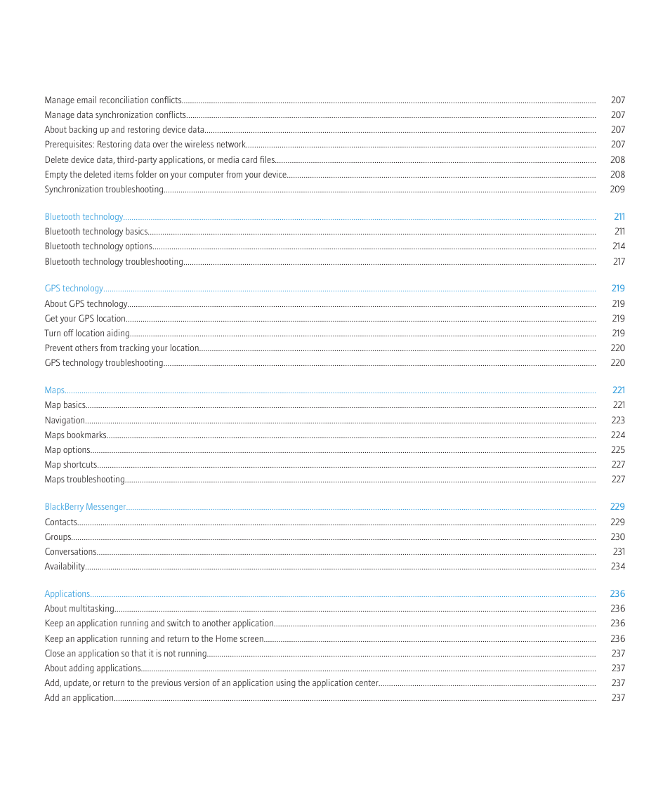 Blackberry Bold 9700 User Manual | Page 7 / 332