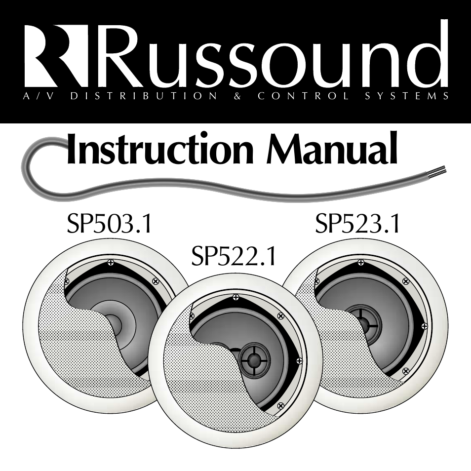 Russound SP503.1 User Manual | 12 pages