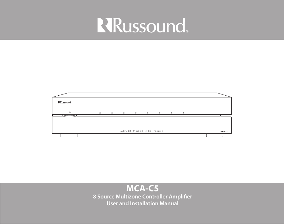 Russound MCA-C5 User Manual | 40 pages