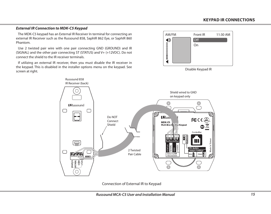 Russound MCA-C5 User Manual | Page 15 / 40