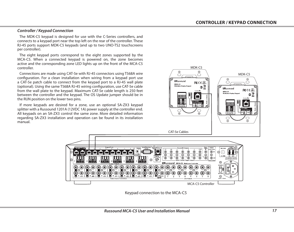 Russound MCA-C5 User Manual | Page 17 / 40