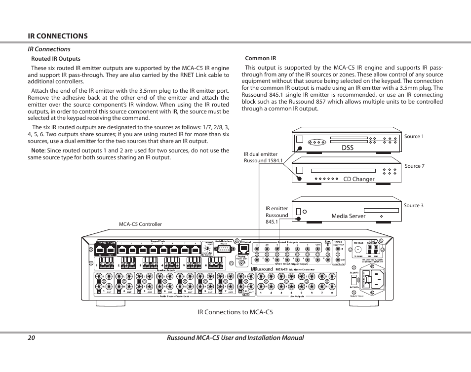 Russound MCA-C5 User Manual | Page 20 / 40