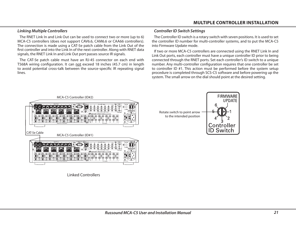 Russound MCA-C5 User Manual | Page 21 / 40