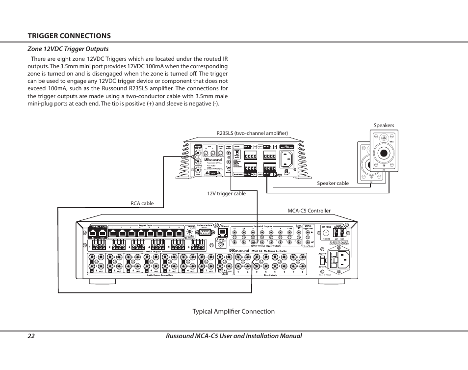 Russound MCA-C5 User Manual | Page 22 / 40