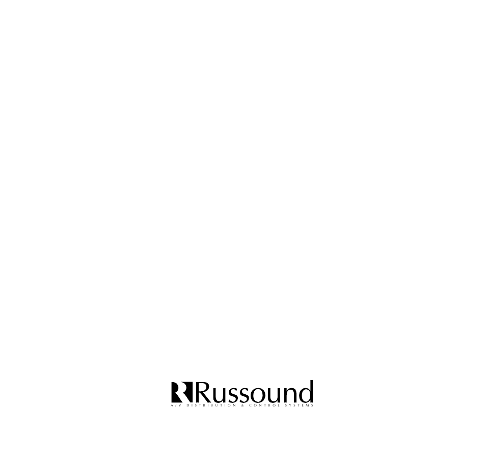 Russound SP550.2 User Manual | Page 12 / 12