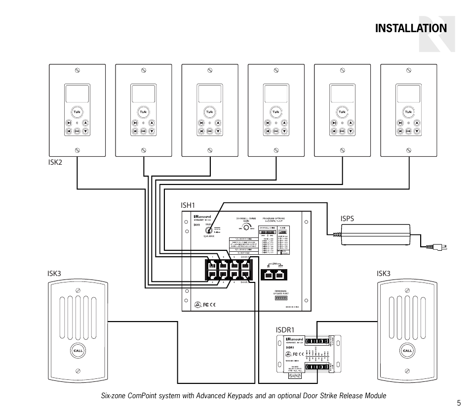 Installation | Russound ISH1 User Manual | Page 5 / 8