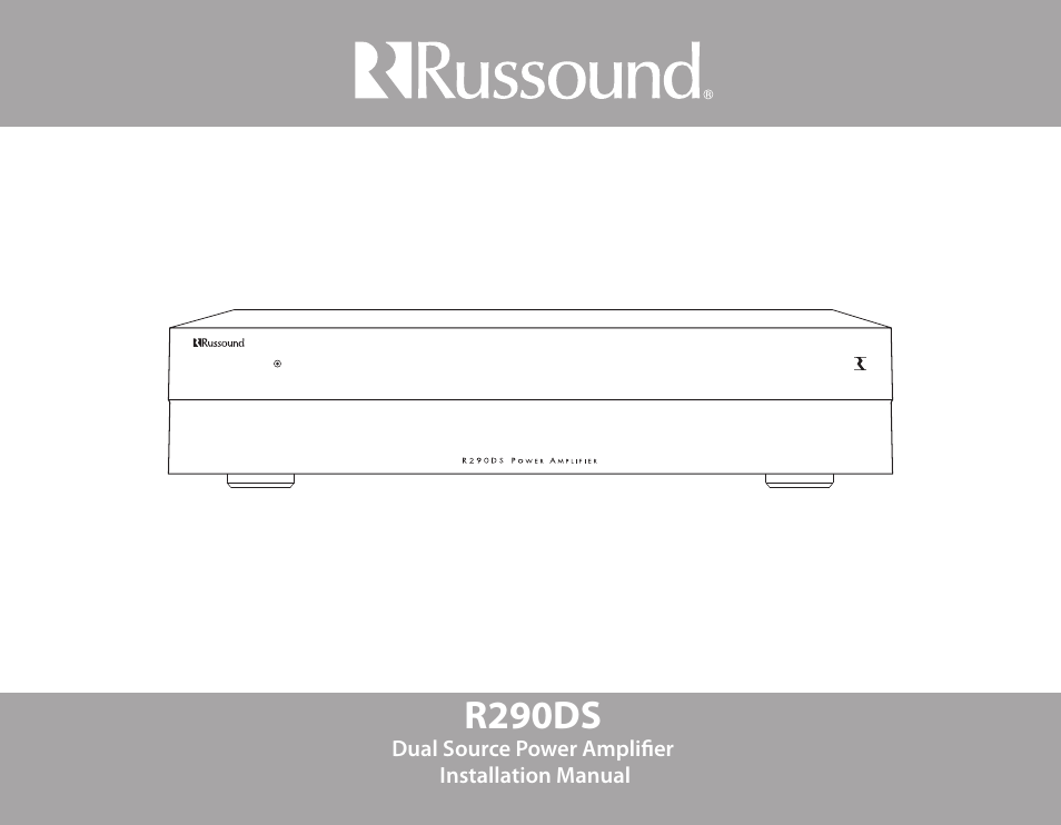 Russound R290DS User Manual | 12 pages