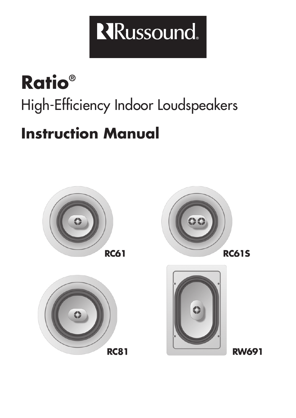 Russound RATIO RC61 User Manual | 12 pages