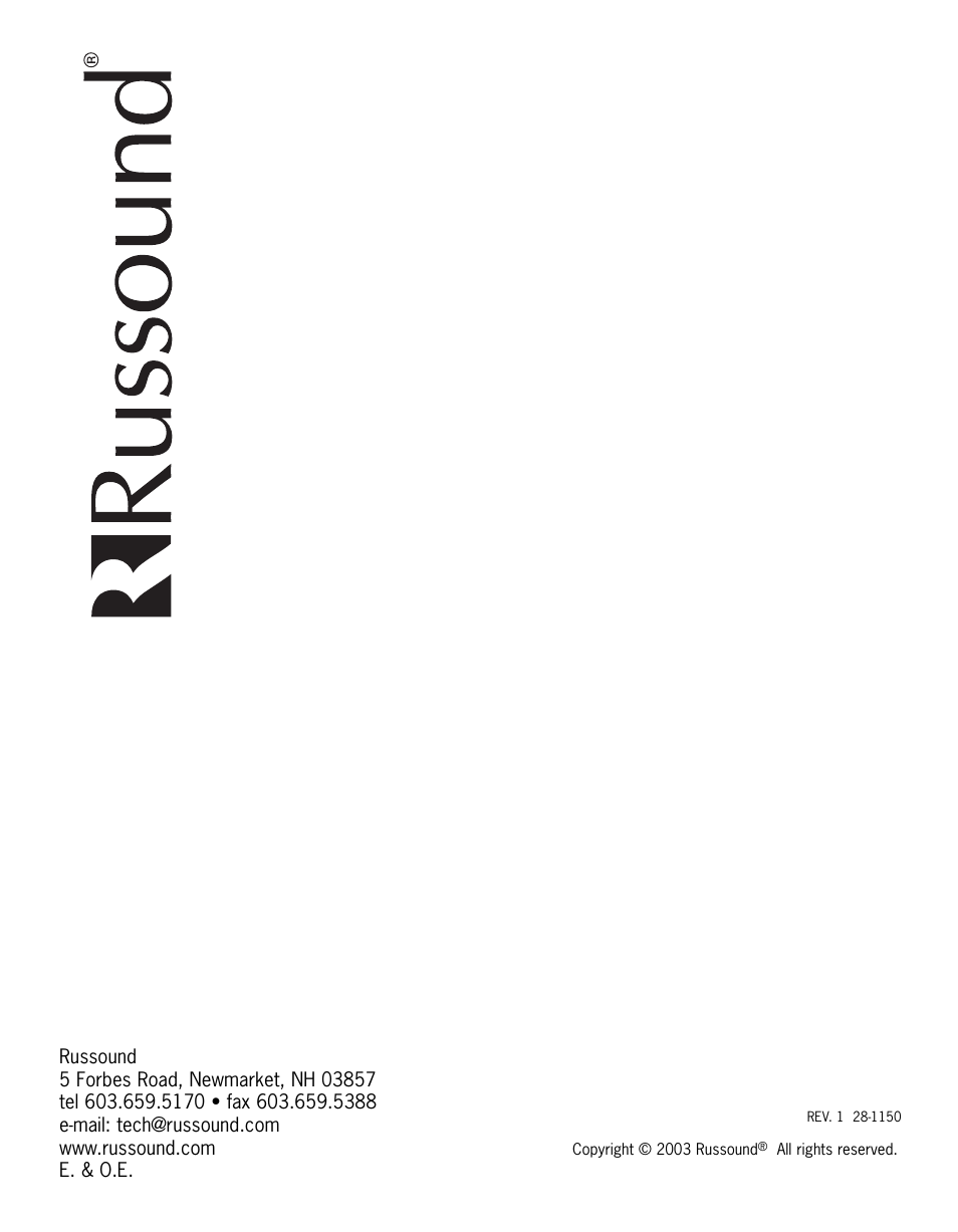 Russound ST2 User Manual | Page 28 / 28