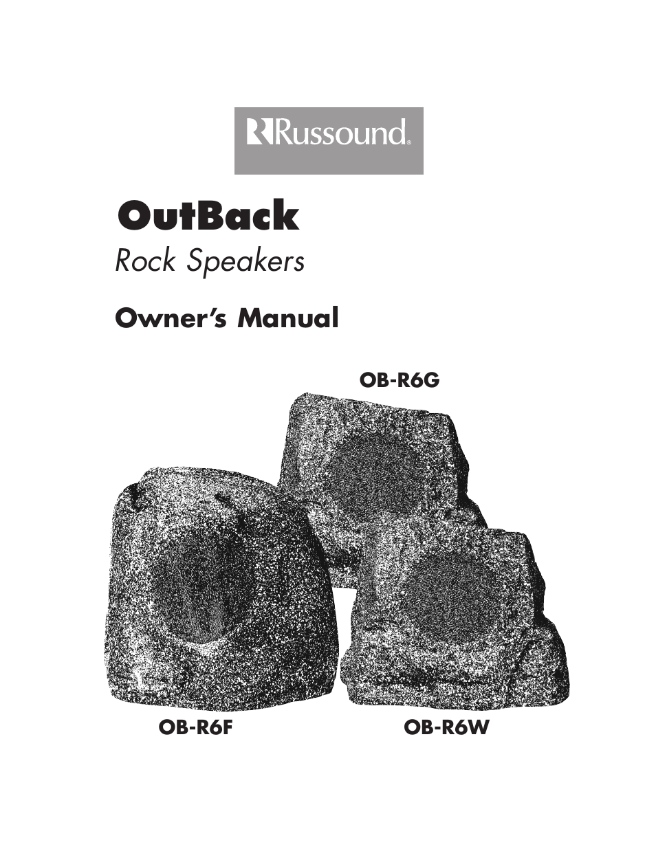 Russound OB-R6G User Manual | 8 pages