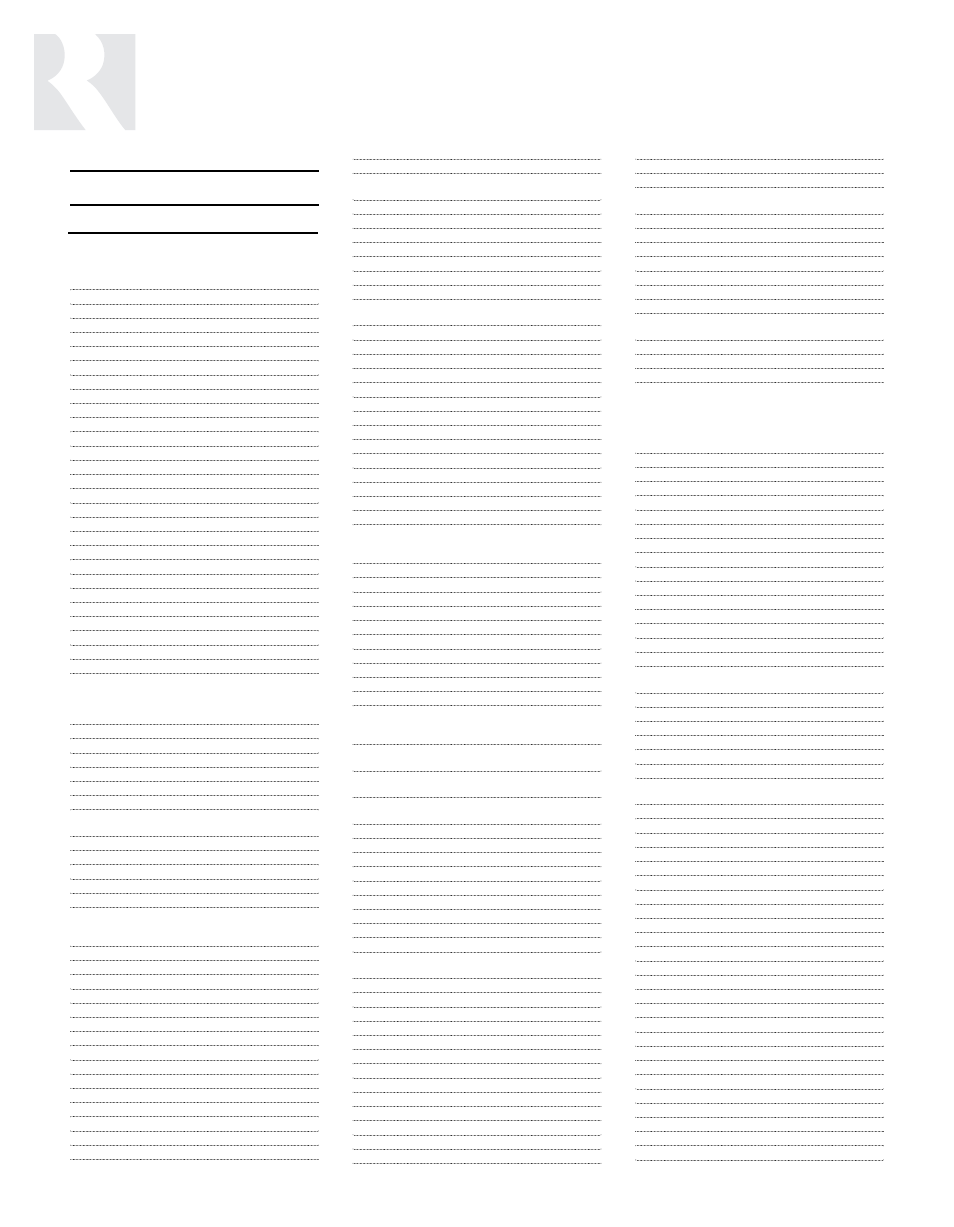 Ir codes, Command type ir device codes for cav6.6, Device codes for tvs | Device codes for cable | Russound CAV6.6-S2 User Manual | Page 84 / 92