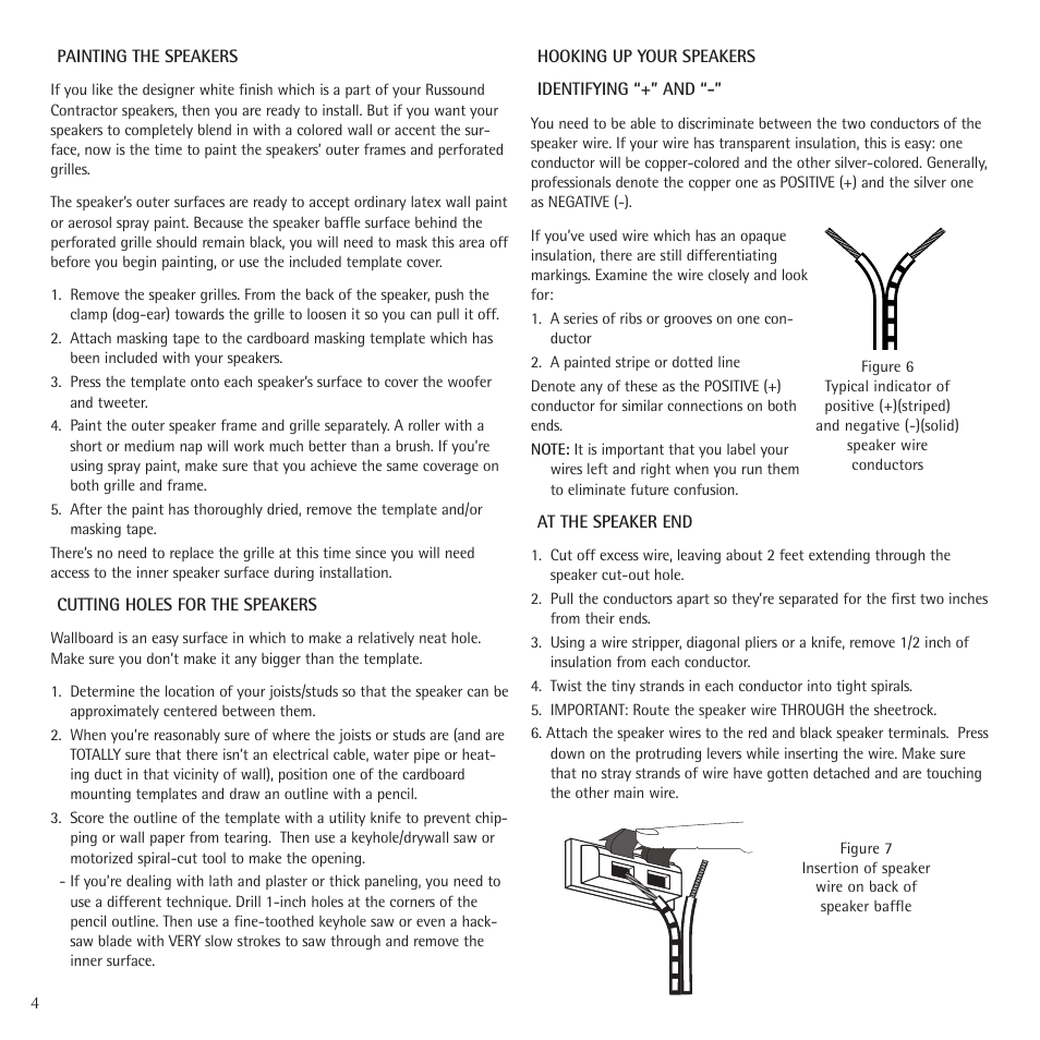 Russound Contractor Series User Manual | Page 4 / 12