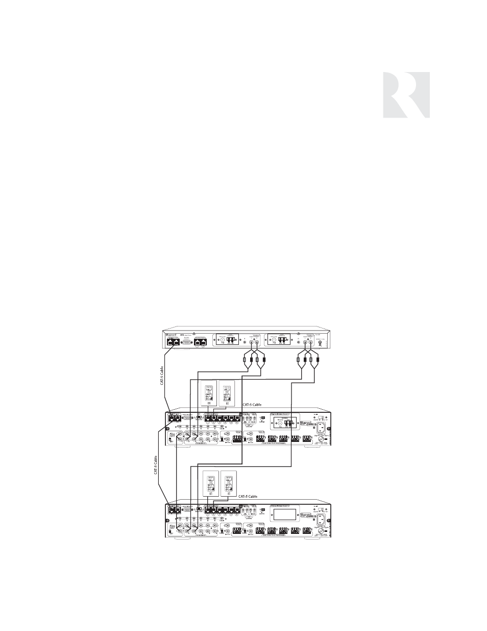 Sample configurations, Multiple controllers with three tuners, Newmarket, nh u.s.a | Made in korea | Russound SIX-SOURCE CONTROLLER CAM6.6 User Manual | Page 111 / 116