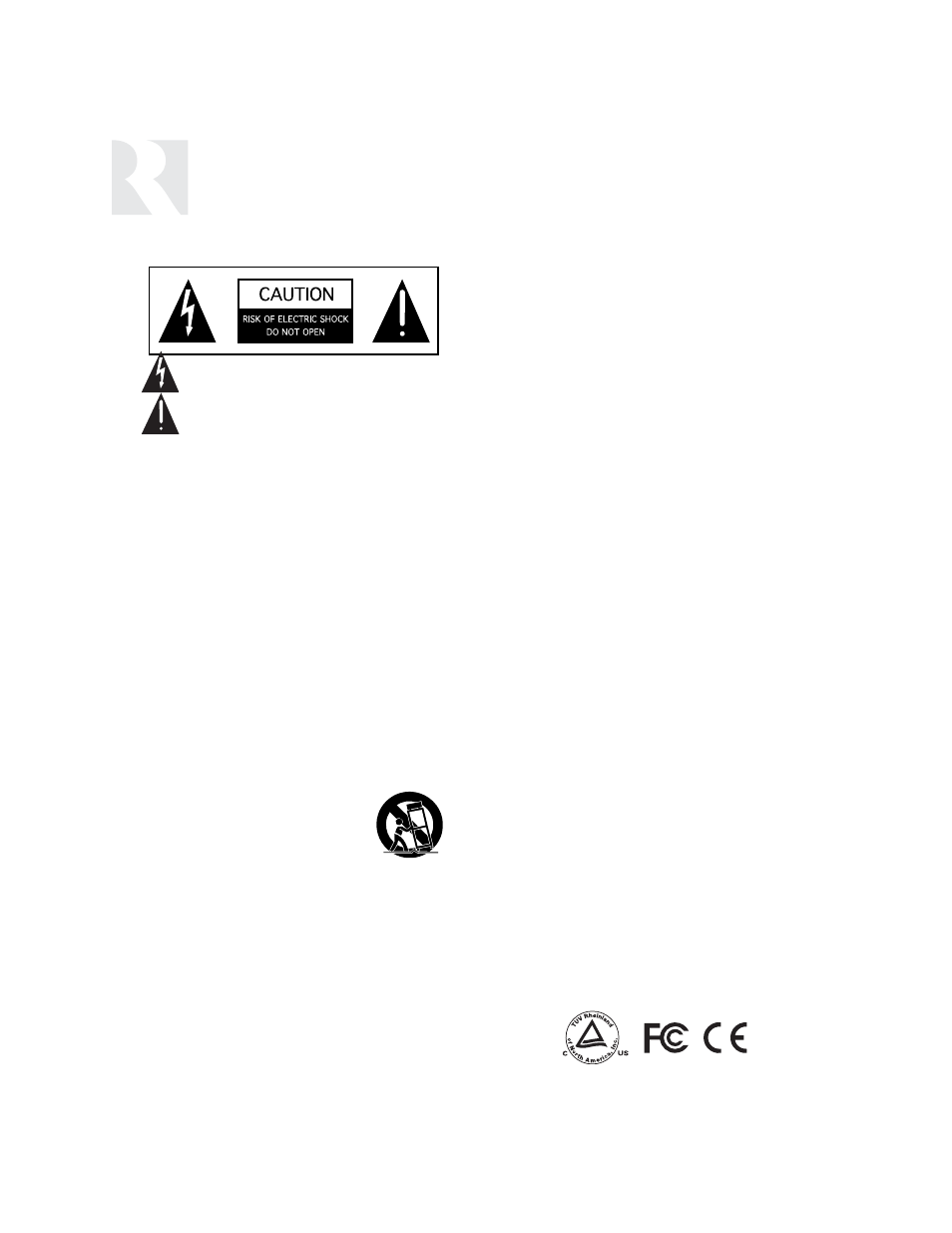 Important safeguards | Russound SIX-SOURCE CONTROLLER CAM6.6 User Manual | Page 2 / 116