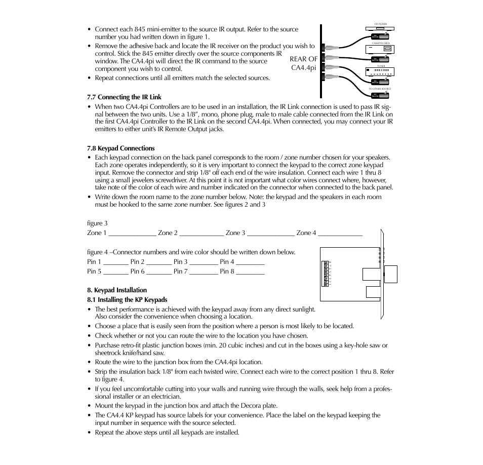 Russound 4-Zone User Manual | Page 6 / 8