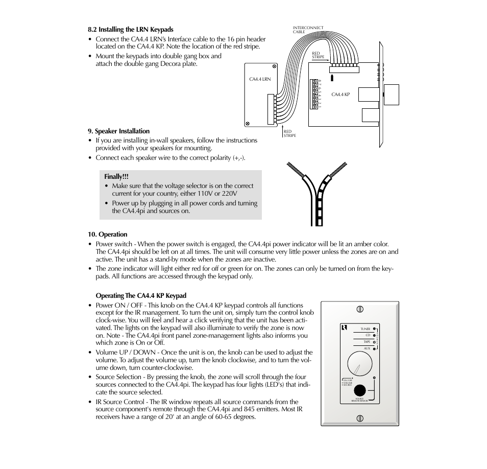 Russound 4-Zone User Manual | Page 7 / 8