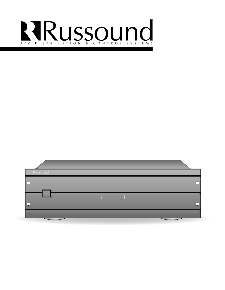 Russound DPA-4.8 User Manual | 8 pages