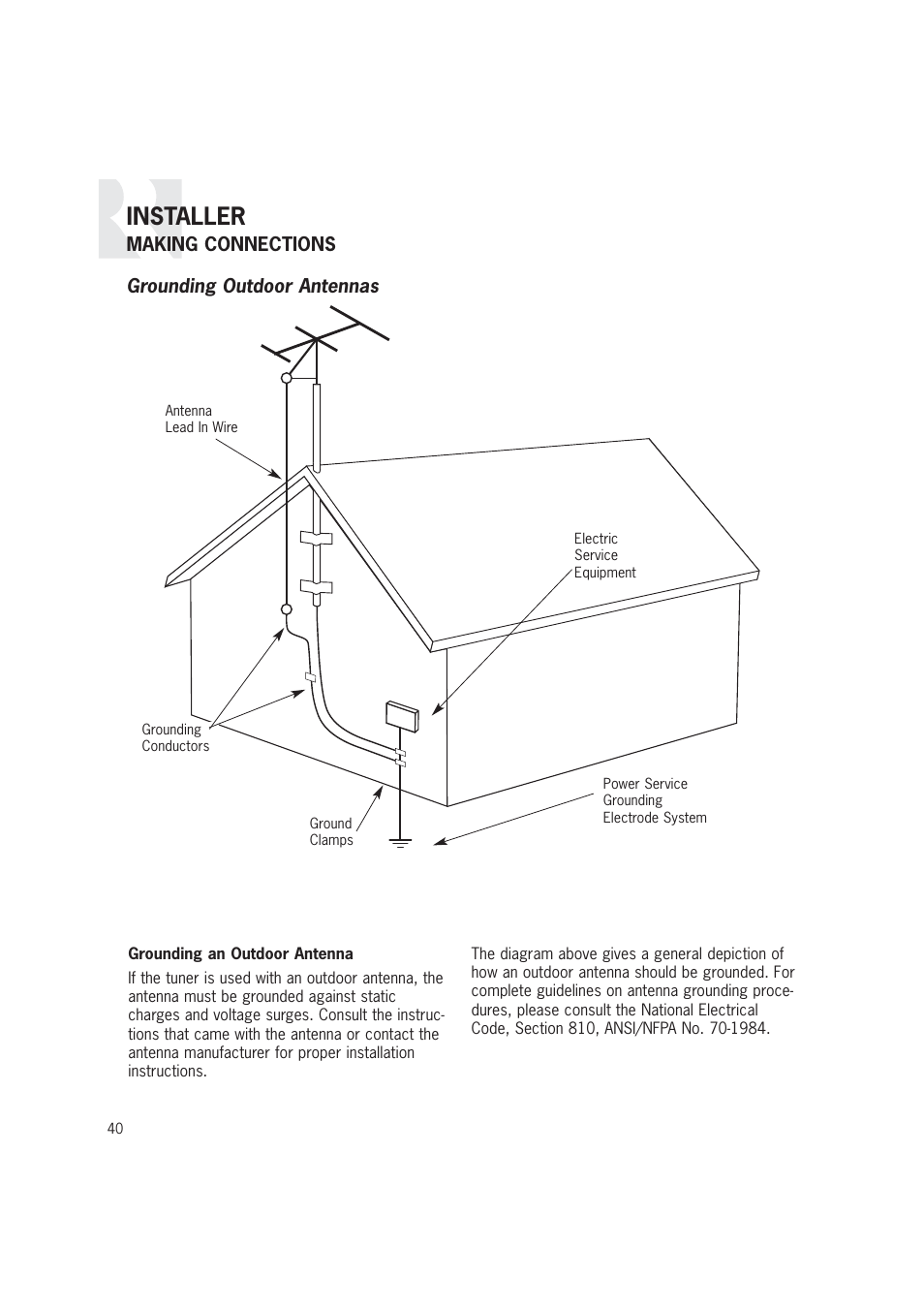 Installer | Russound CAM6.6T-S1 User Manual | Page 40 / 112