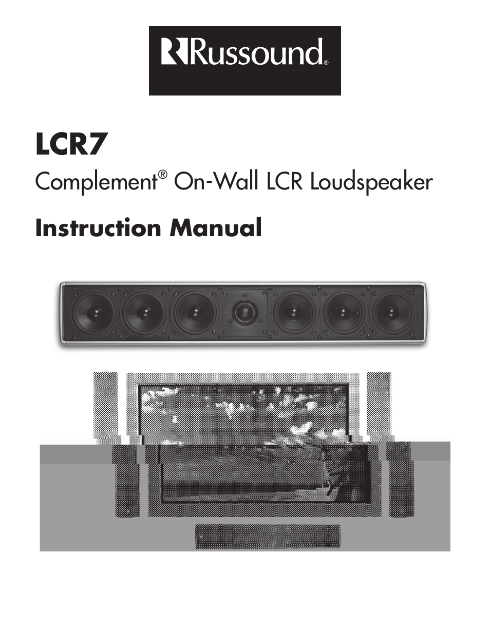 Russound LCR7 User Manual | 8 pages