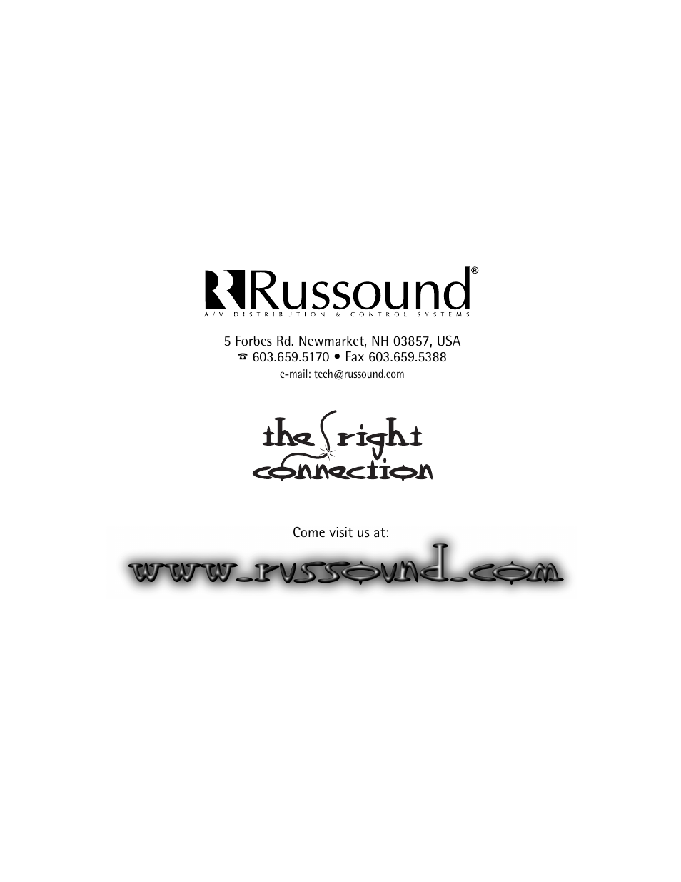 Russound Speakers User Manual | Page 4 / 4
