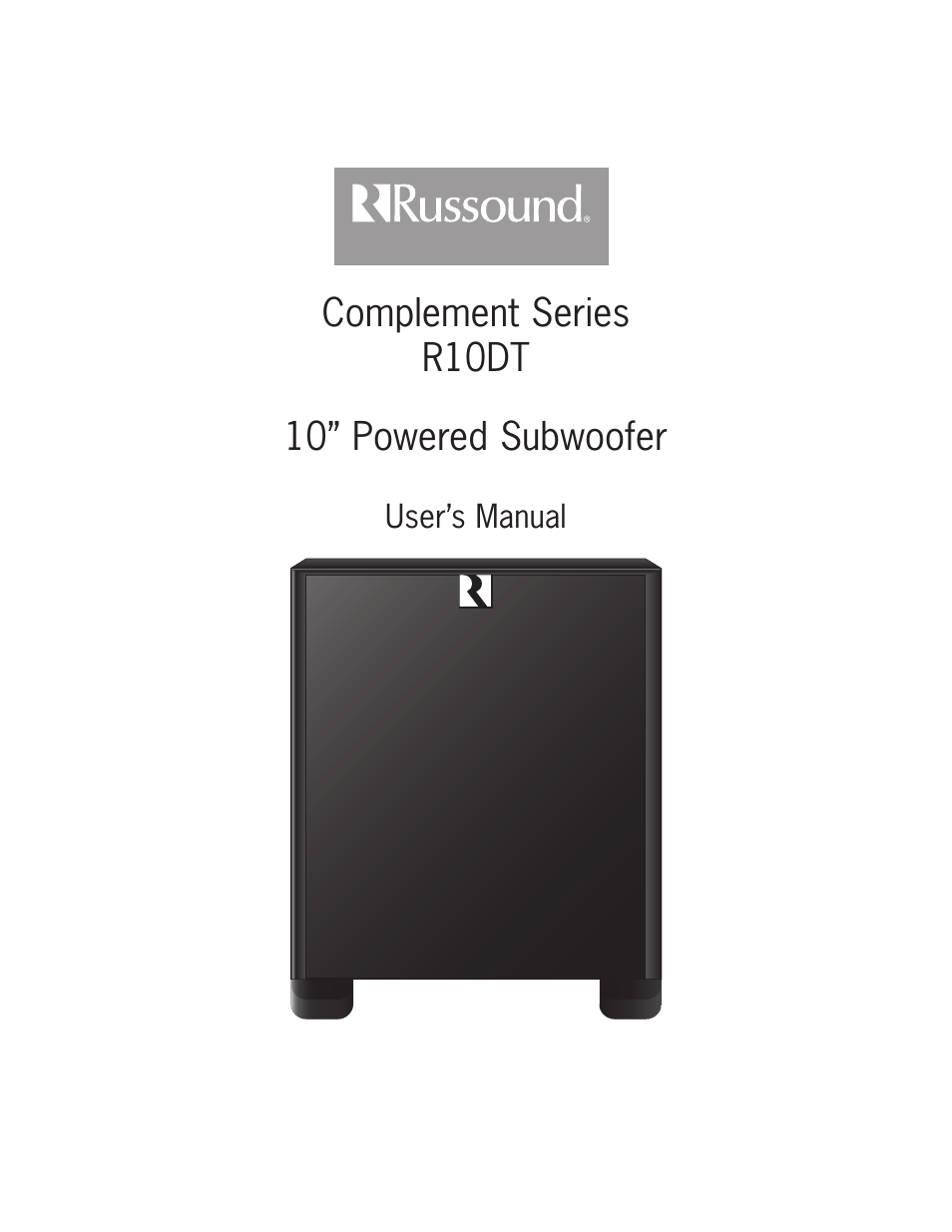 Russound Complement R10DT User Manual | 8 pages