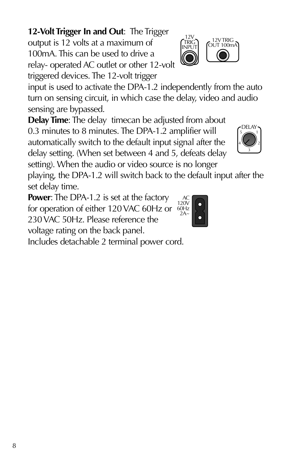 Russound DPA-1.2 User Manual | Page 8 / 12