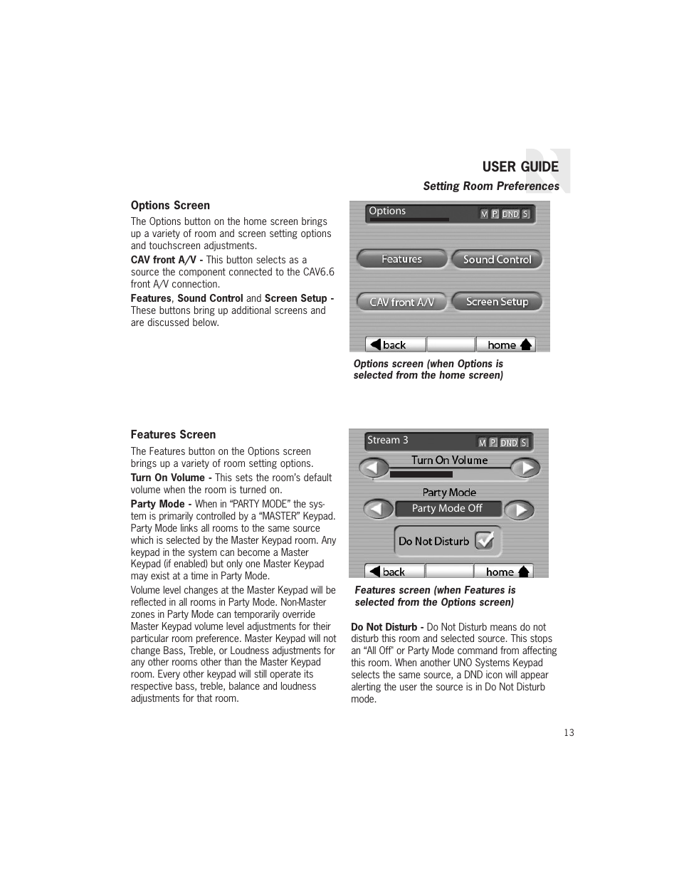 Russound UNO-TS2 User Manual | Page 13 / 28