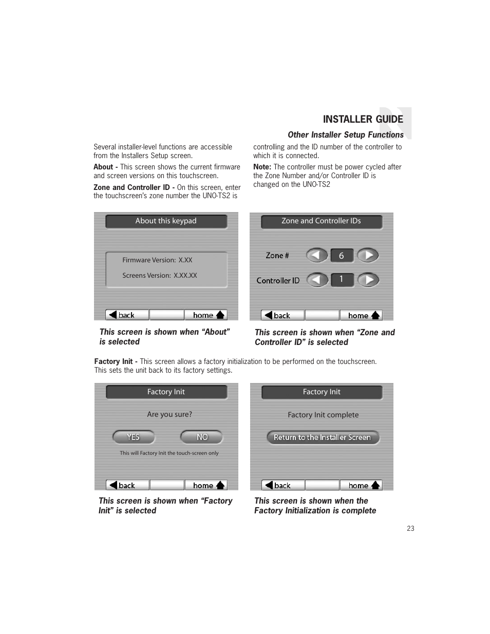 Russound UNO-TS2 User Manual | Page 23 / 28