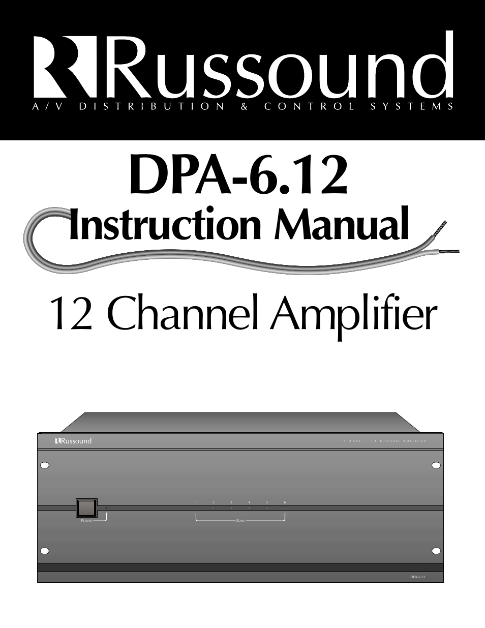 Russound DPA-6.12 User Manual | 7 pages