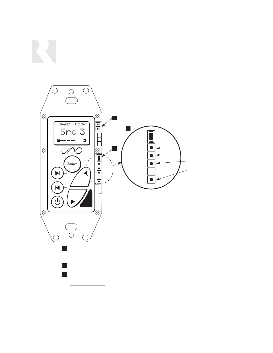 Src 3, Installer, Component guide | Russound UNO-S1 CAM6.6T-S1 User Manual | Page 26 / 112