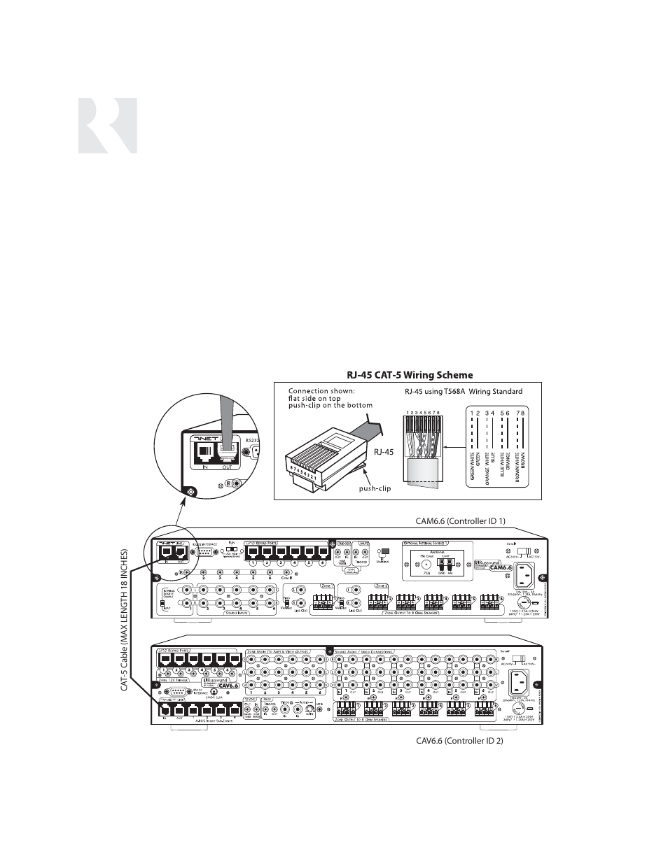 Installer, Making connections rnet link in and link out | Russound UNO-S1 CAM6.6T-S1 User Manual | Page 36 / 112