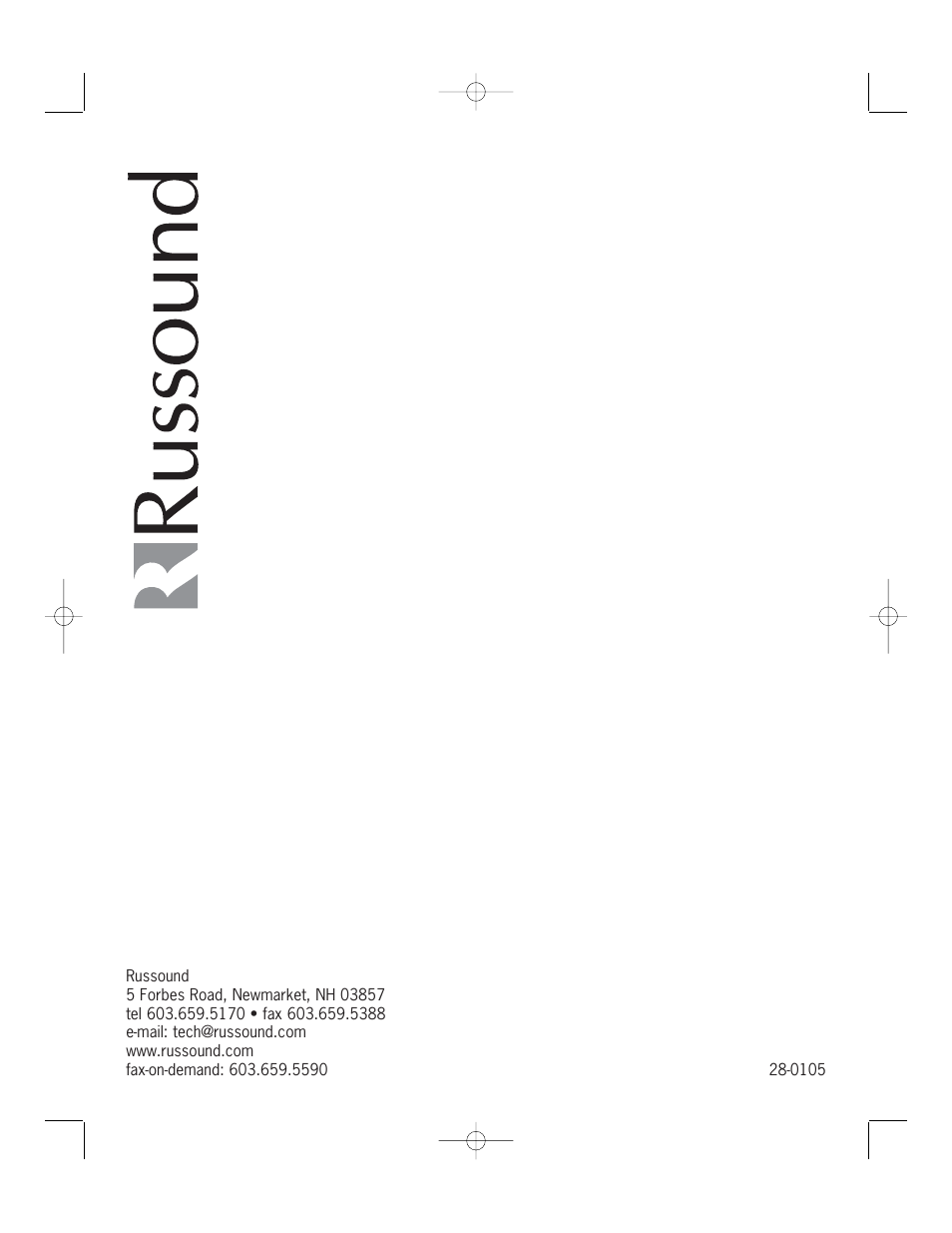 Russound PR-4Zi User Manual | Page 24 / 24