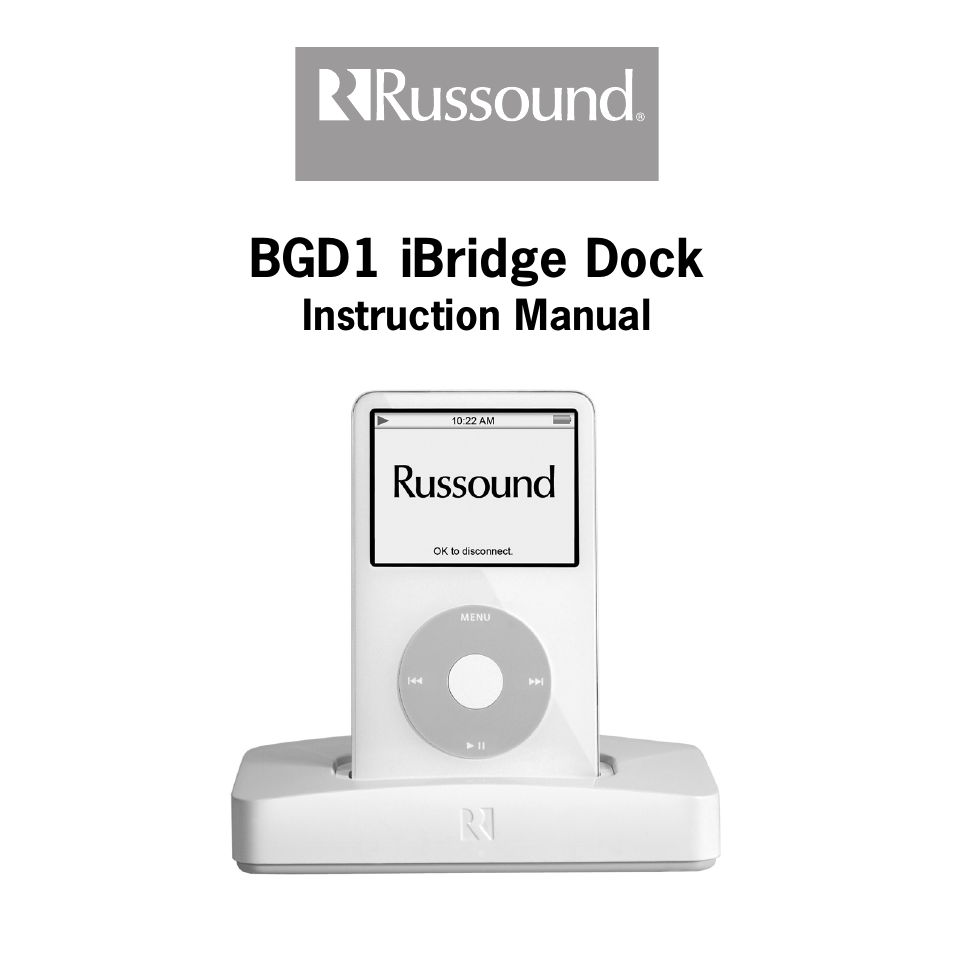 Russound BGD1 User Manual | 8 pages