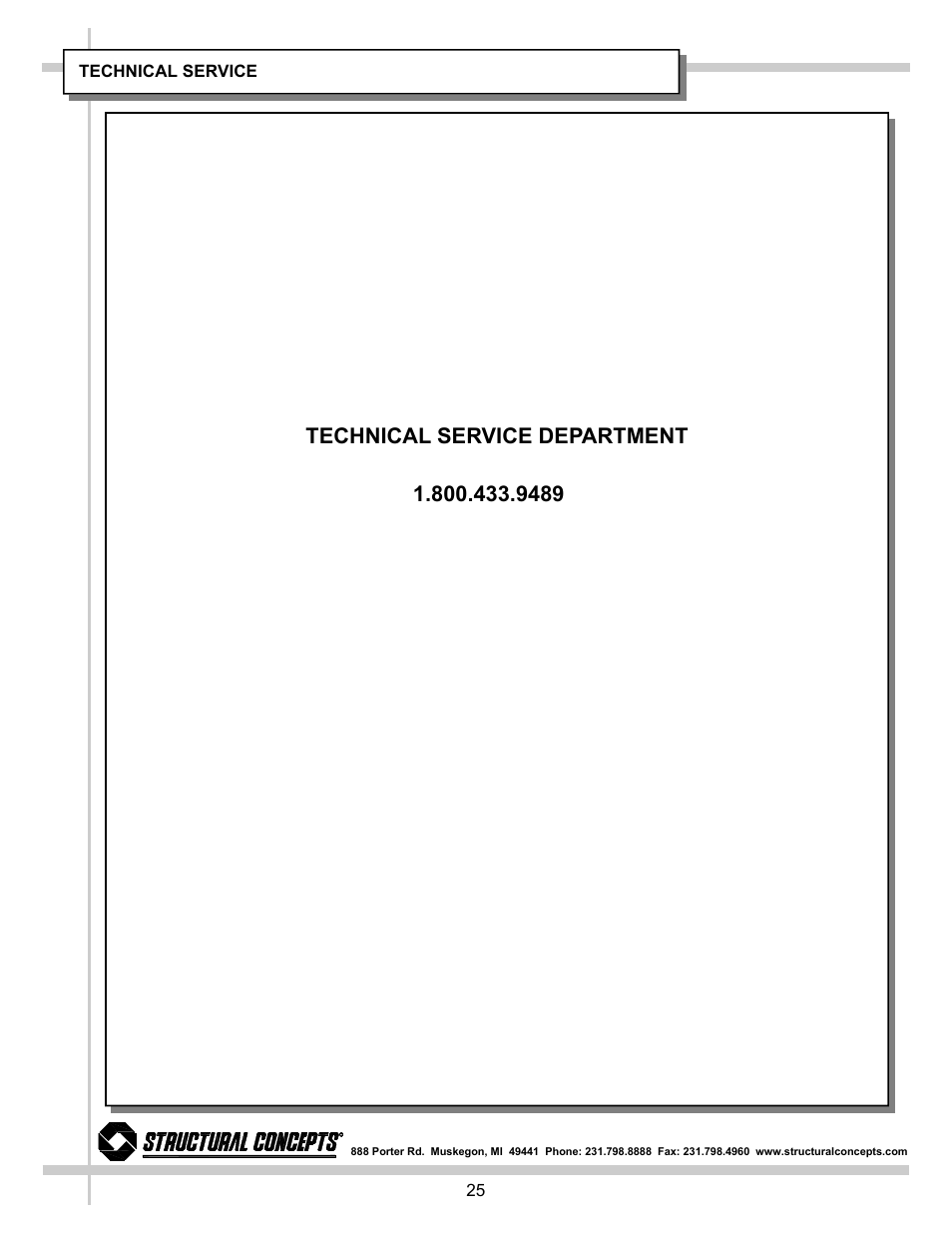 Renaissance Group RB5C7748RR User Manual | Page 25 / 25