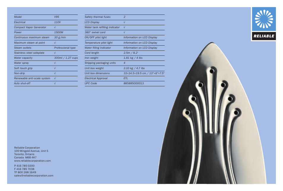 Reliable Digital Velocity Compact Vapor Generator User Manual | Page 3 / 3